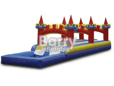 Backyard Child Double Lane Castle Slip And Slide With Pool BY-SNS-027
